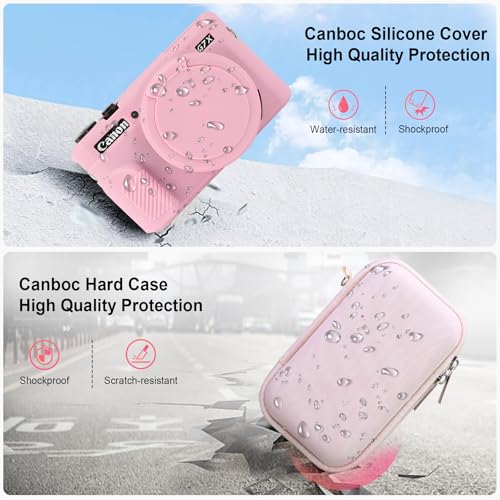 Funda rígida para Canon PowerShot G7 X Mark II color rosa miniatura 4