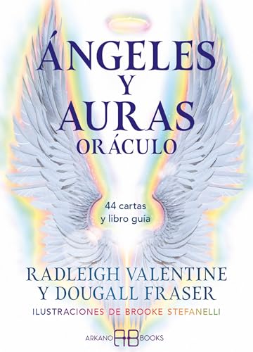Ángeles y Auras oráculo: 44 cartas y libro guía.