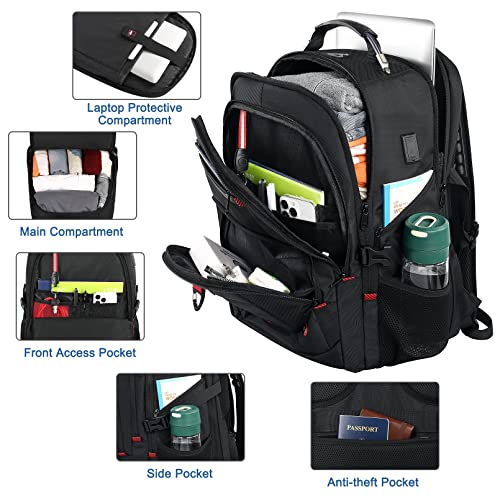 Travel-Backpack-Extra-Large-Laptop-Backpack-TSA-Backpack-173-Inch-Z-MGKISS-50L-Big-Backpack-Durable-Anti-Theft-17-Inch-Business-Bag-Gifts-for-Men-Water-Resistant-School-Bookbag-with-USB-Black