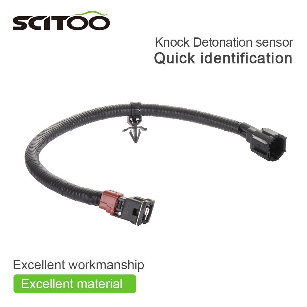 SCITOO Knock Sensor with Harness Fit for Nissan 200SX 240SX 300ZX
