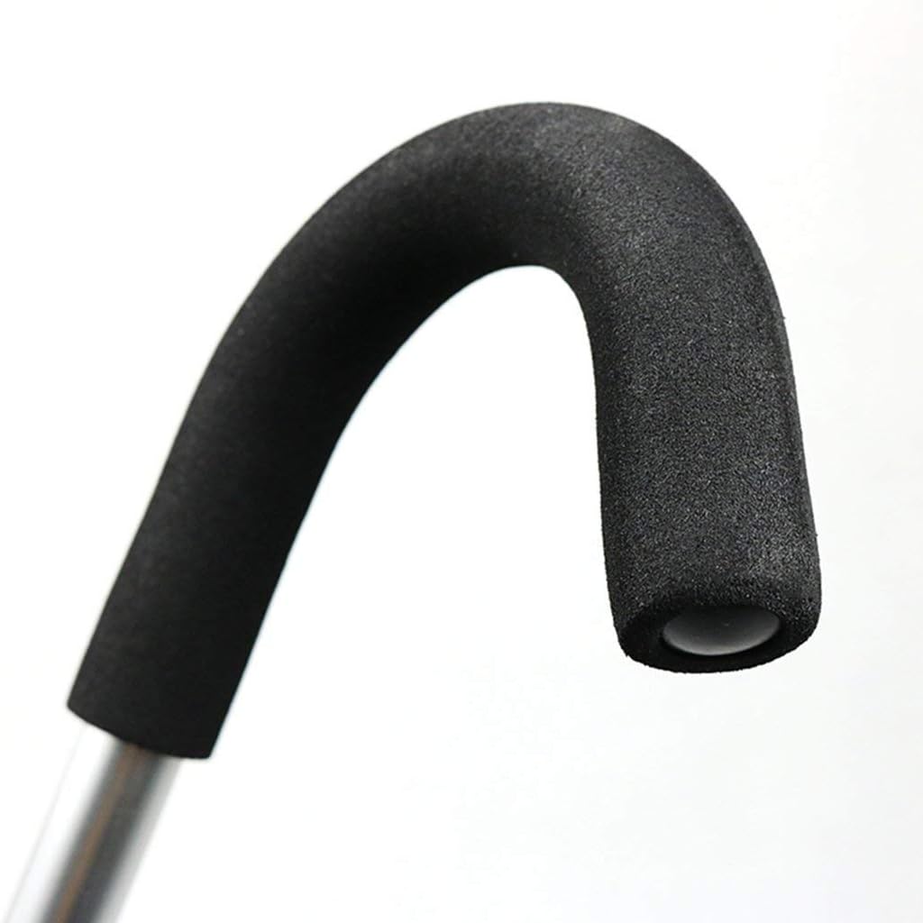 Foldable Walking Stick/Walking Crutch Flat Folding Seat Stick with Sponge Handle for Men or Women Arthritis Seniors Disabled and Elderly Mobility Cane