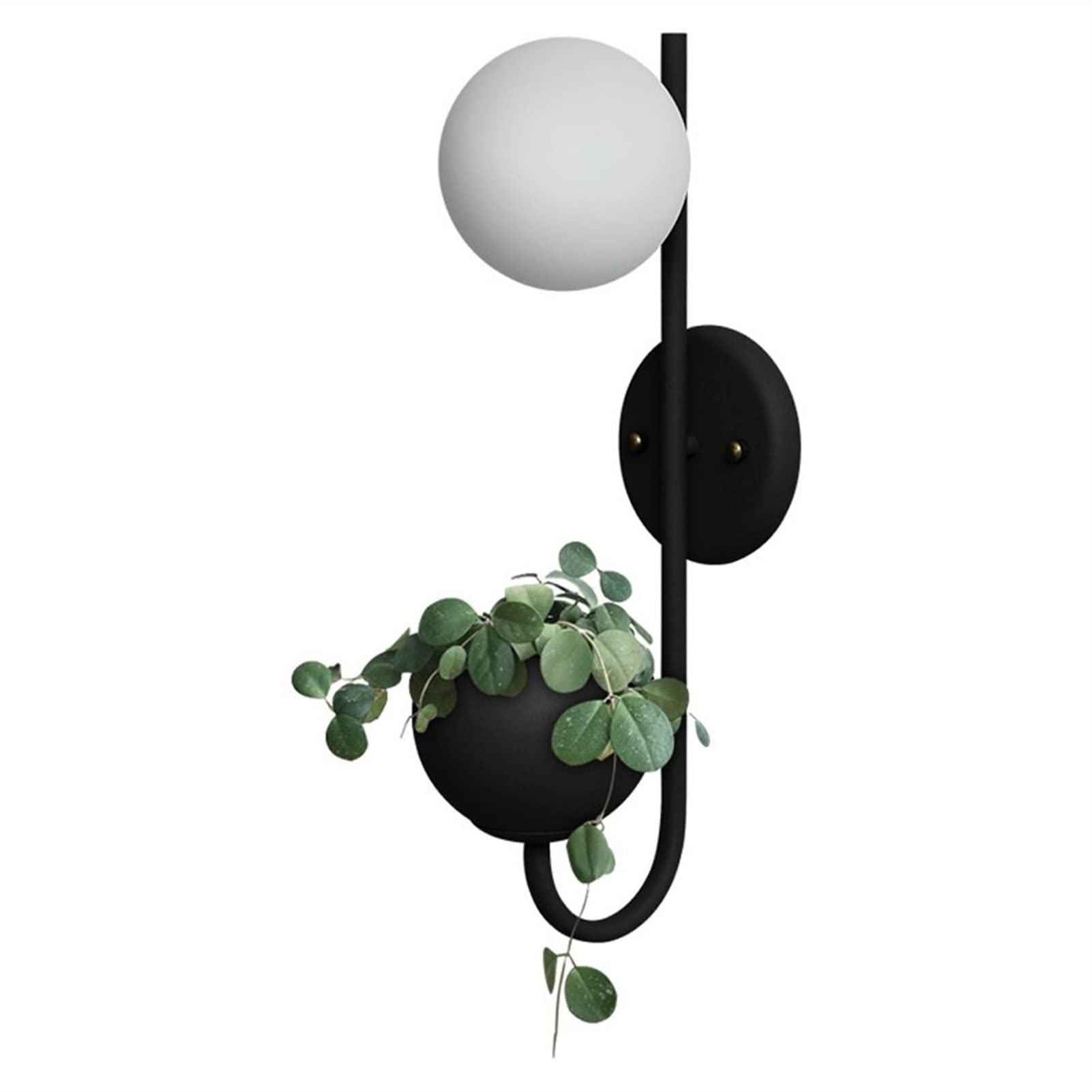 Applique murale créative pour éclairer un escalier sombre avec un luminaire ballon moderne