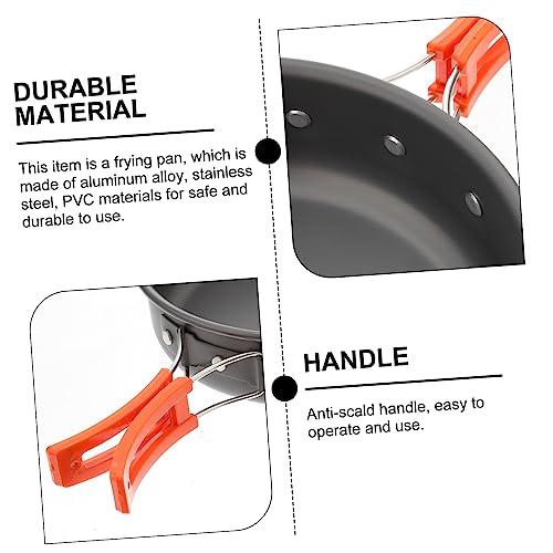 WHAMVOX Camping Cookware Non-Stick Frying Pan Lightweight Portable Outdoor Cooking Pot - Image 8
