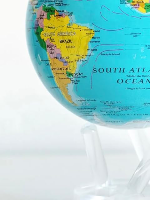 Foto 2 de 8 de MOVA Globo Autorrotativo, Mapa Político Azul Océano Prestige (8.5")