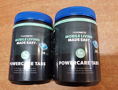 Capsule powercare tabs per il wc di camper