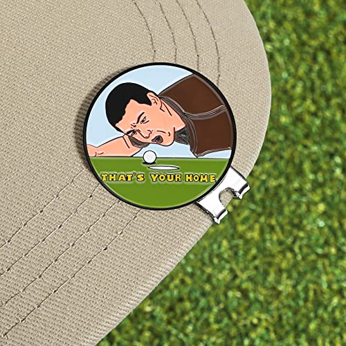 Jiaowei Enamel Golf Ball Marker With Magnetic Hat Clip - Funny Golf Accessories - Great Gift For Golf Lovers - Go Your Home #TOP5