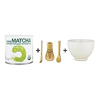 Vista 1 de MATCHA DNA Polvo de té verde matcha orgánico certificado (lata de 16 onzas)