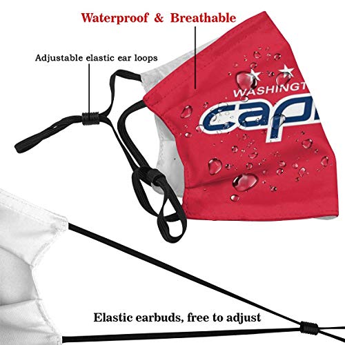 Facial Protection Neck Gaiter Face Scarf with 10 Filter for Washington Hockey Fans Washable Face Mas_k Outdoors - Thumbnail 3