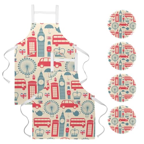 Tablier de cuisine et de service pour éviter les taches de cuisson
