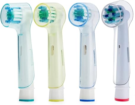 Kyver Elektrikli ve Pilli Diş Fırçaları ile Uyumlu Koruyucu Kapak 4'Lü Set