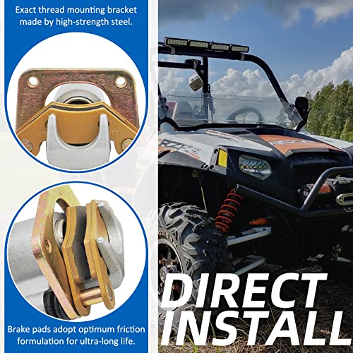 Rear Left Right Brake Caliper Assembly For Polaris Rzr 800 Rzr S 800 Sportsman X2 500/700/800 Touring 500 800 1911544 1911545 #TOP3