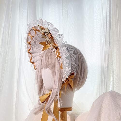 Amazon.co.jp: [UpdateClassic] ボンネット ヘッドドレス 手つくり