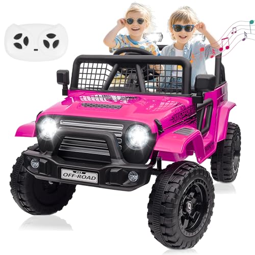 BLISSRIDE 24V Jeep Pink