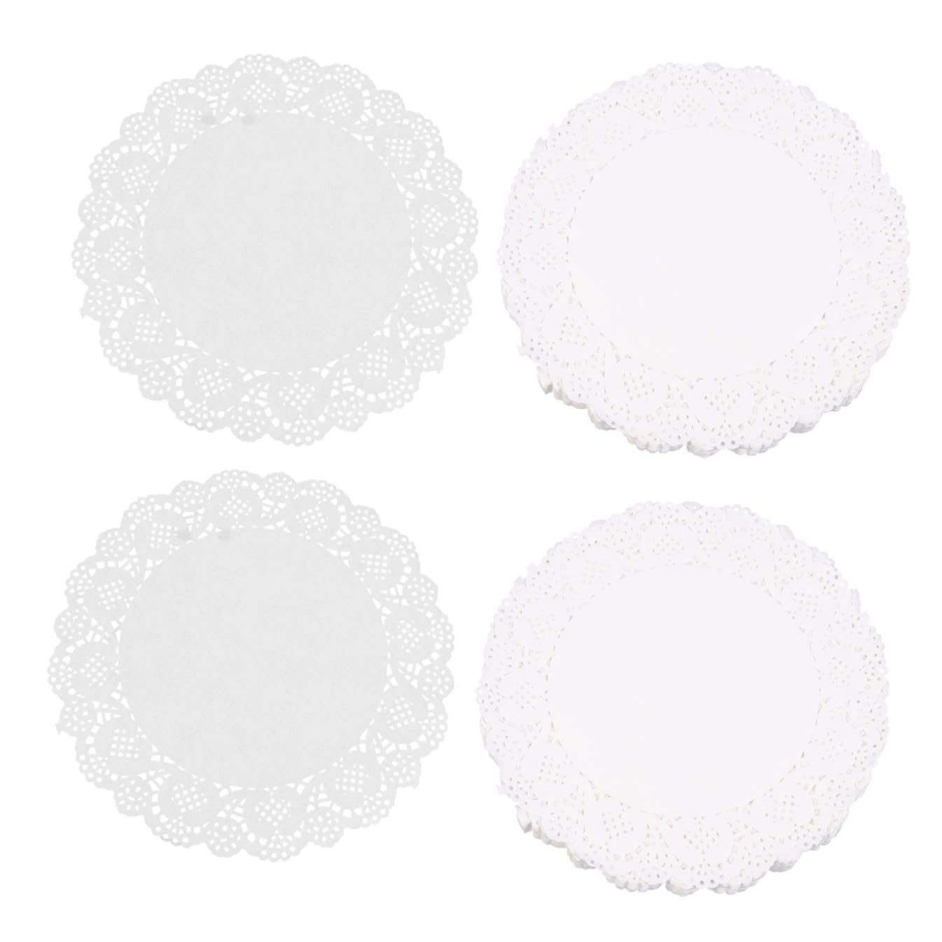 Napperon papier absorbant huile décoratif avec dentelle pour cuisson et gâteau