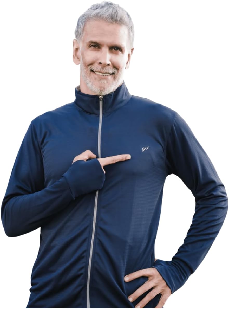 Sunscreen Jacket with UV Protection UPF 50+ Jacket with Breathability & Coolrush Technology Lightweight Jackets for Men