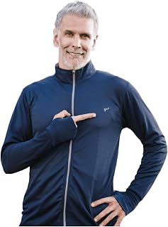 Blue Tyga Men UPF 50+ Hooded Sunscreen Jacket
