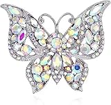 DURABLE : Nos broches pour femmes sont fabriquées dans un métal de haute qualité, qui est non seulement durable mais aussi résistant à la décoloration et à la rouille. La dureté du matériau permet à la broche de conserver sa forme en cas d'usure normale.