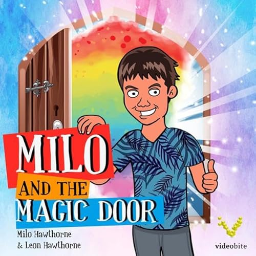 Milo and the Magic Door Audiolivro Por Milo Hawthorne, Leon Hawthorne capa