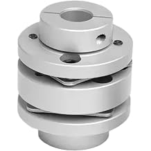 D34L45 LK3-C34-W Double Flange Diaphragm Coupling, Aluminum Alloy Applicable To Servo Motor Coupler, For Sleeve Zero Clearance8x10mm