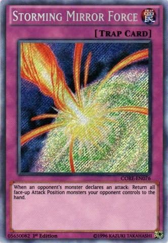 YU-GI-OH! - Storming Mirror Force (CORE-EN076) - Clash of Rebellions - 1st Edition - Secret Rare