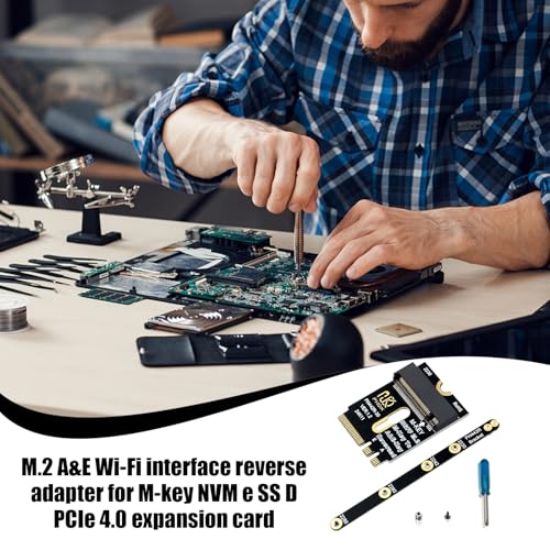 Tarjeta De Expansión para Disco Duro M.2 Key con ingeniería estructural Riser Inversa 2