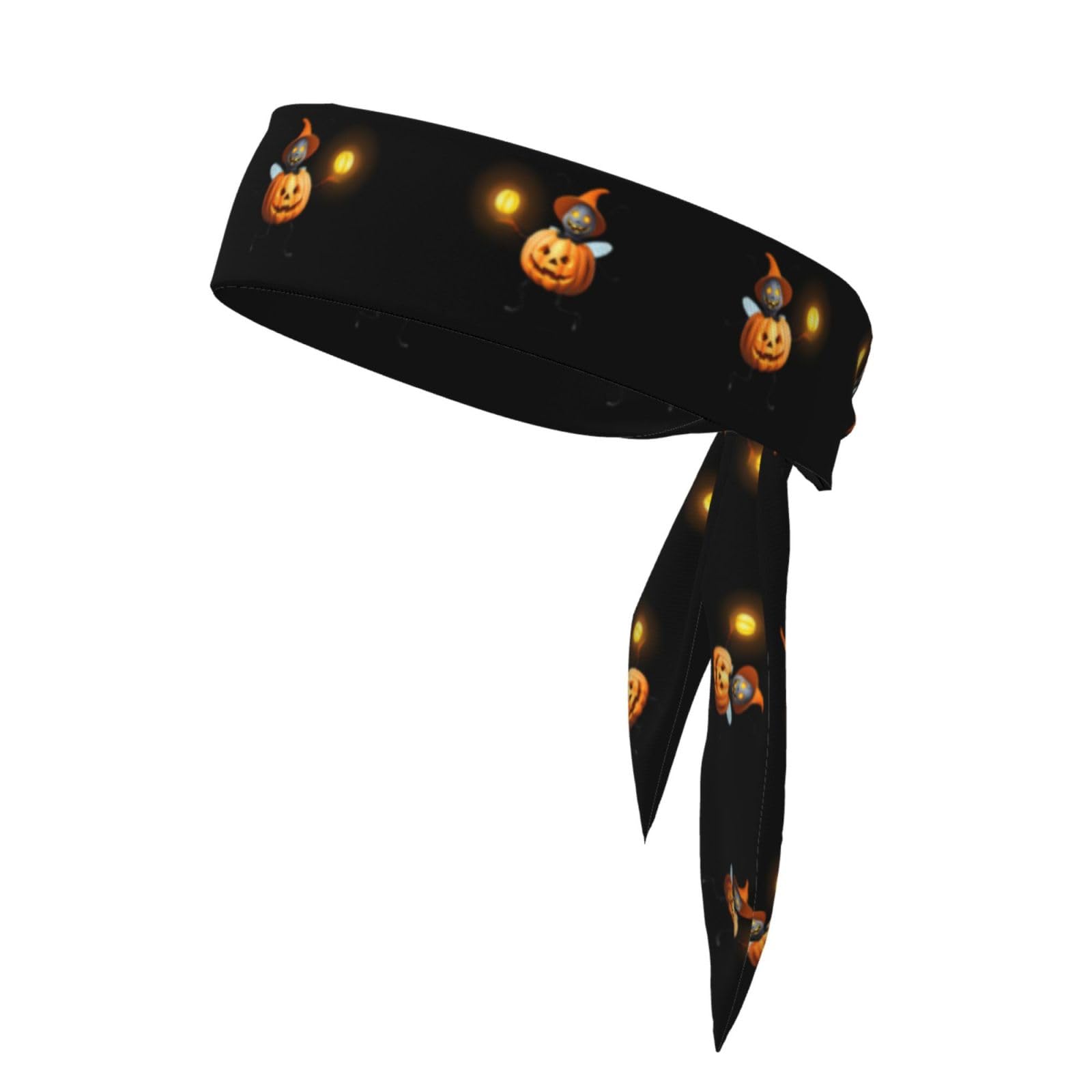 Bandeau De Sport Réglable - Motif Prairie, 95% Polyester 5% élasthanne, Absorbe La Transpiration - 8