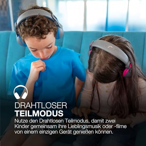 JLab JBuddies Studio 2 kabellose und kabelgebundene On-Ear-Kopfhörer