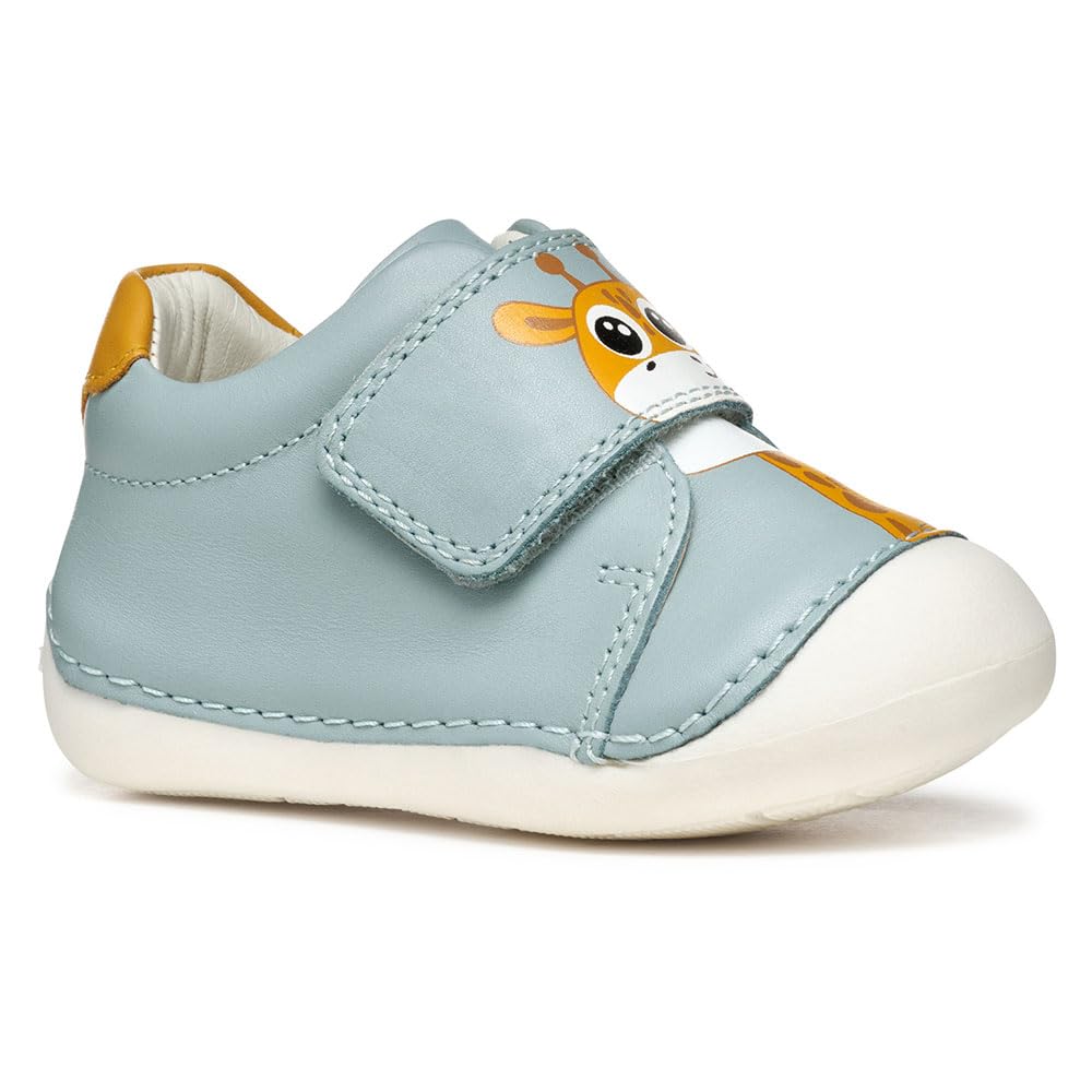 Geox B TUTIM C, Baby - Jungen Sneaker, Sage/Ochreyellow,