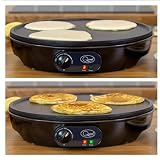 Quest 35540 Benross Electric Pancake Crepe Maker with Spreader, 1000 W by Quest