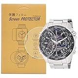 [5-Pack] for Casio EQS-500 EQS500db-1a1 Watch Screen Protector,Full Coverage Screen Protector for Casio EQS-500/EQS500db-1a1 Watch HD Clear Anti-Bubble and Anti-Scratch