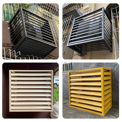 Couverture de climatisation extérieure et cache-pompe à chaleur en aluminium