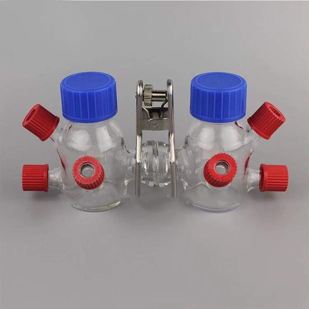 FNUAGXUE 50ml Borosilicate s Fuel Cell Box Chemical Erosion Proof, Transparent Brown Reagent Bottle