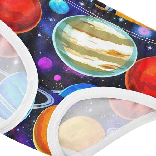 Joisal Colorful Outer Space Planets Girls Underwear Toddler 2t Cotton Panties for Girl Cartoon Kids Briefs Undies4