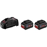 Bosch Professional 18V System Akku Starter-Set: 2x ProCORE18V 5.5Ah Akku + Ladegerät GAL 1880 CV 2x 5.5 Ah + GAL 1880 CV