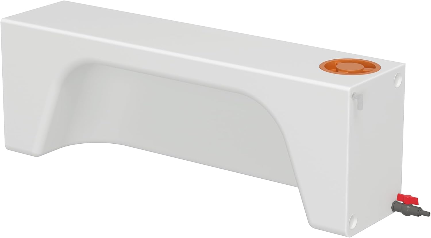 TORVA 20 Gallon Fresh Water Tank, Non-Standard Wheel Well RV Water Tank for Drinking and Water Holding, BPA Free Portable Water Storage for Camping(47'' x 16'' x 11'')