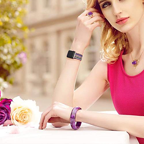 Vcegari Stretchy Nylon Solo Loop Compatible With Apple Watch Band 44Mm 42Mm 45Mm 38Mm 40Mm 41Mm 49Mm For Women Men, Adjustable Elastic Sport Straps For Iwatch Series 8 7 6 5 4 3 2 1 Se Ultra #TOP7