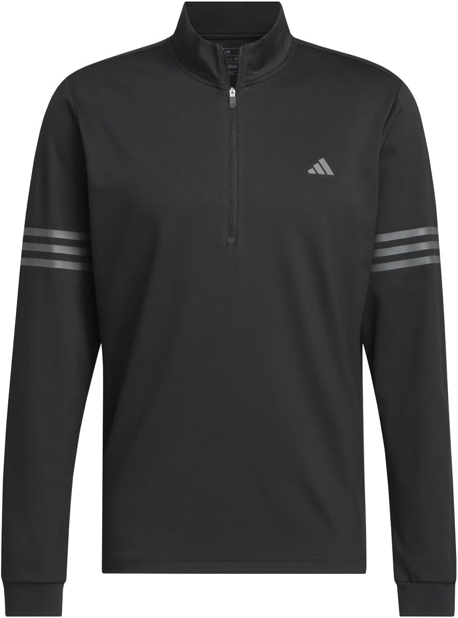 adidas mens Adi 3-stripes 1/2 Zip Top