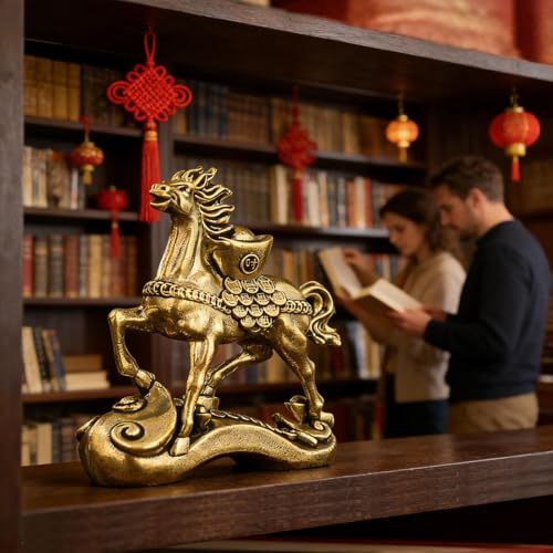 Statue de cheval objet décoration intérieur maison moderne - 3