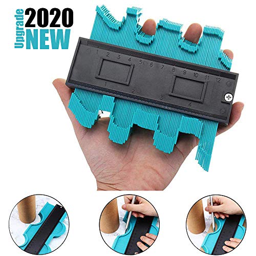 BEST NEW 5 Inch Contour Gauge Duplicator, Woodworking Shape Tracing Template Measuring Tool