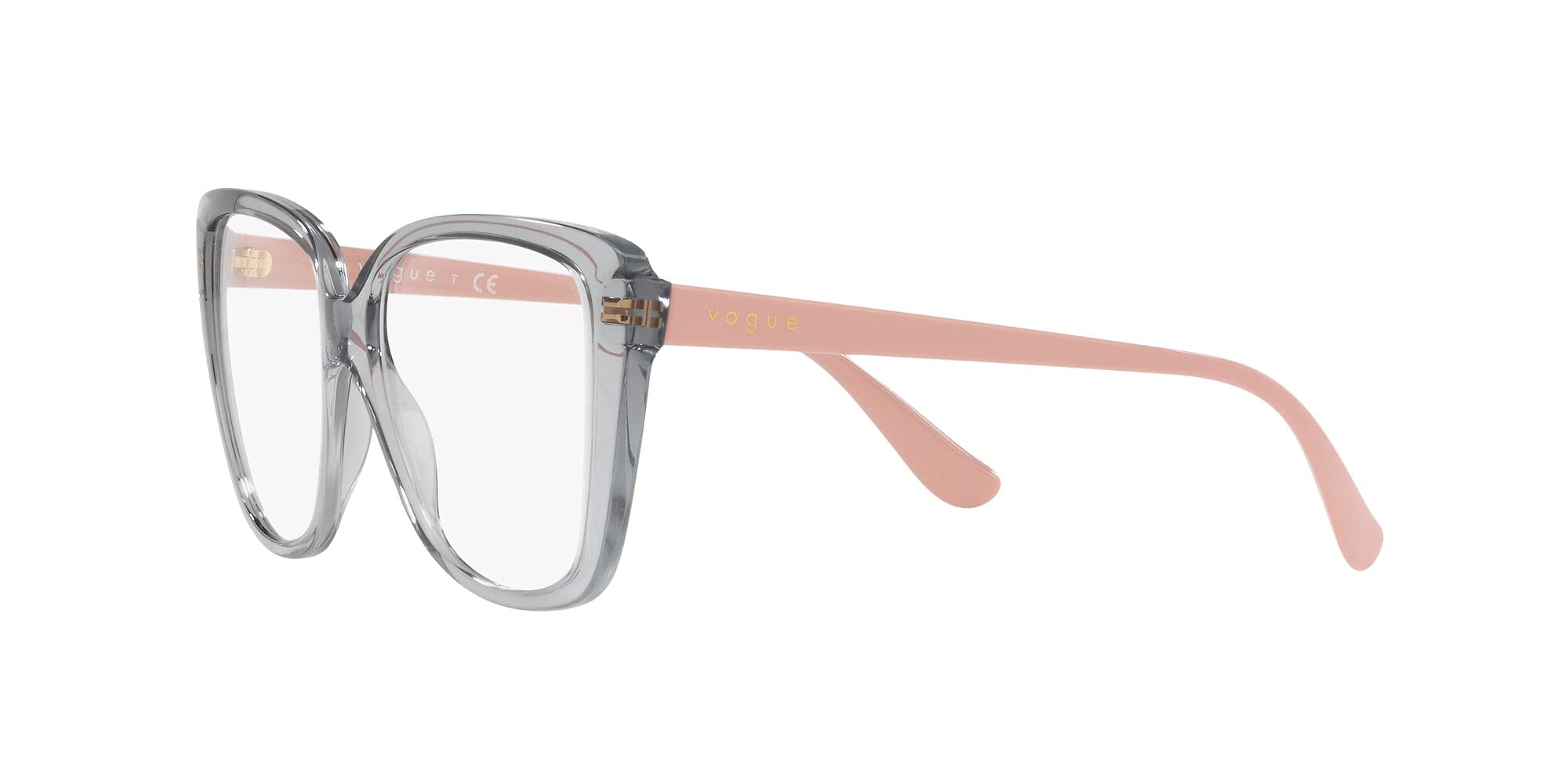 Vogue Eyewear Damskie oprawki do okularów Vo5413 Butterfly Prescription, Przezroczysty szary/obiektyw demo, 51 mm