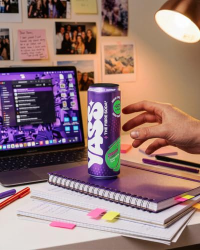 YASS Soda riche en fibre - Saveur power Citron vert Fraise - Le Soda Sain & Stylé qui Prend Soin de Ton Ventre 6.6g de Fibres et -60% de sucre -12 canettes de 33cl – vue 5