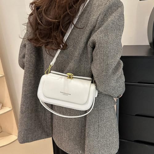 Fashionable Crossbody Bags for Women Elegant Korean Styles Box Bag Leather Handbag Trendy Ladies Shoulder Purse Satchel4