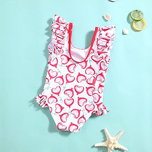 Kids Little Girl Swimsuit Cartoon Elephant Print Swimwear Bathing Suit Sleeveless Beachwear Onepiece Summer Beach3