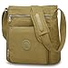 Oakarbo Nylon Crossbody Purse Multi-Pocket Travel Shoulder Bag (1301 Camel)