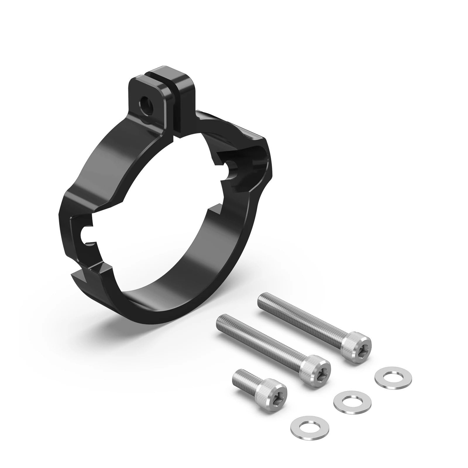 Osłona termiczna wydechu Pasuje do Husqvarna GasGas EXC 300 250 XCW 2024 2025 Tłumik wydechowy Zacisk rurowy Osłona z kołnierzami(Black)