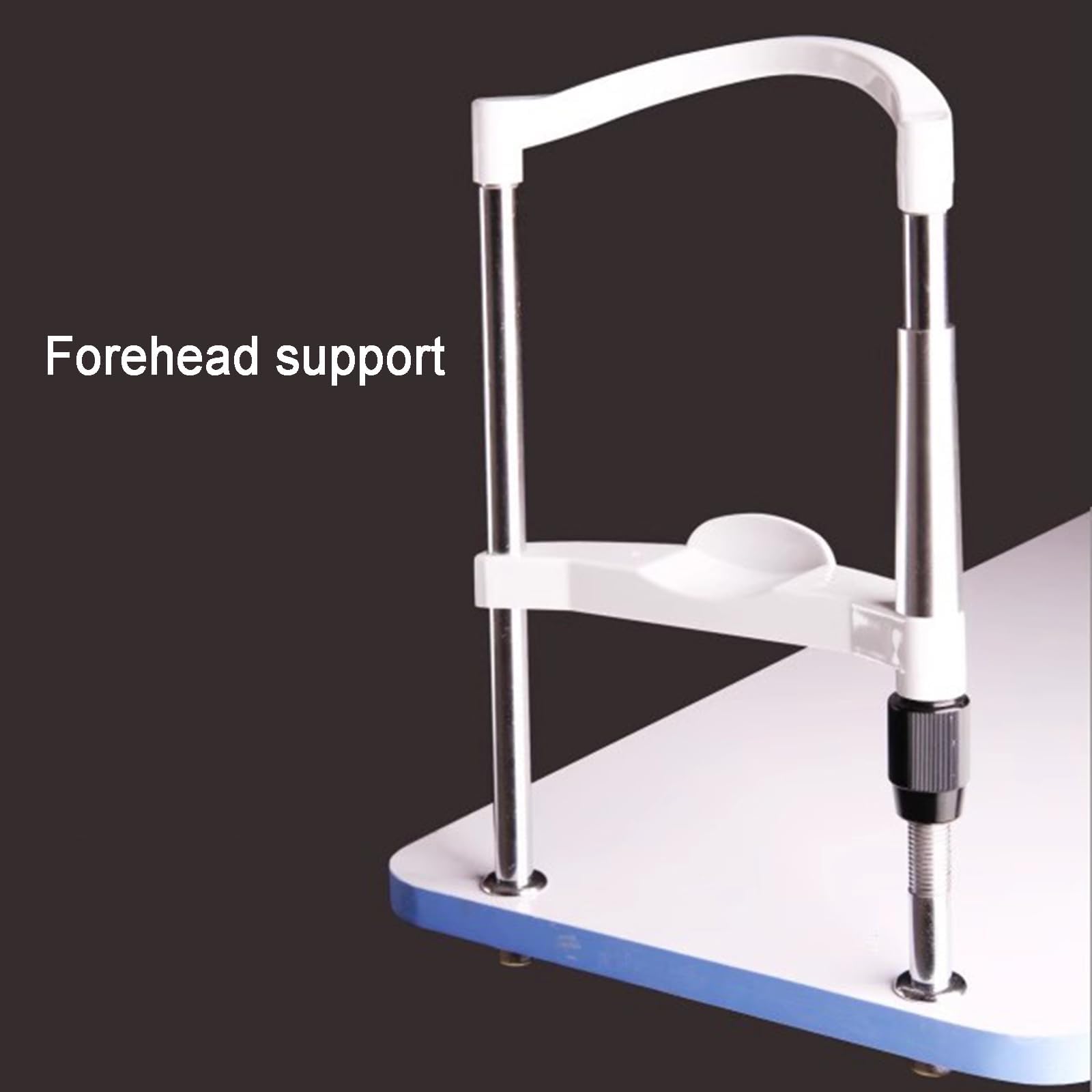 Kinnstütze für optische Instrumente, Stirnstütze als Zubehör für die Optometrie, höhenverstellbare Kinnauflage, ergonomisches Design, für Autorefraktometer
