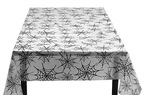 Boland 10134202 79474 Nappe Toile d'araignée Blanc/Noir 135 x 275 cm