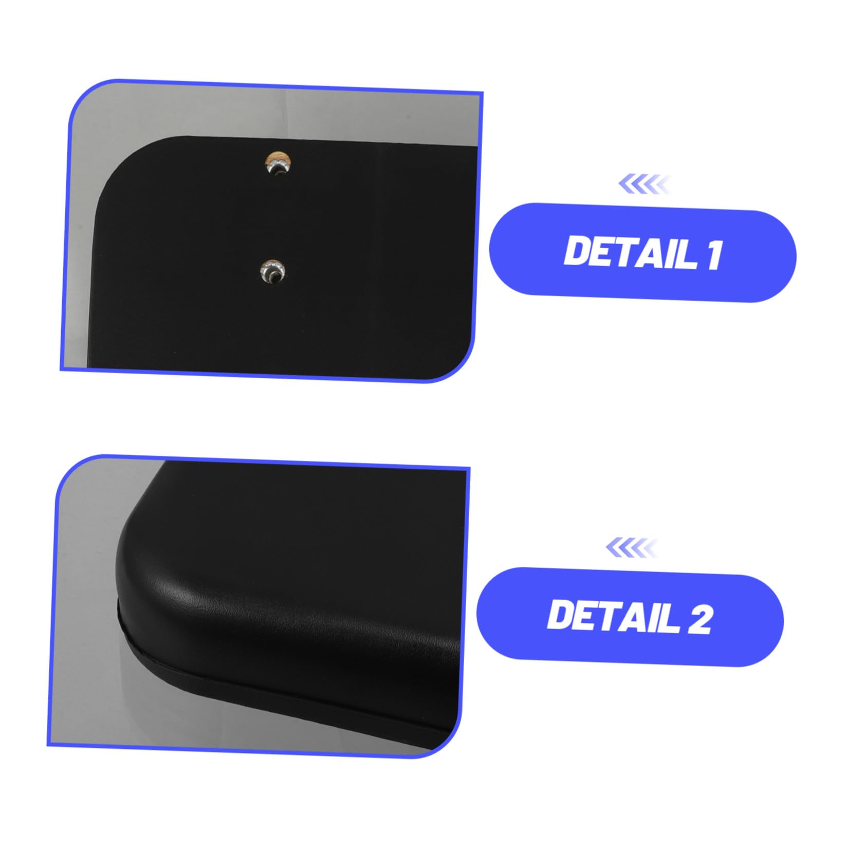Cuscino Seduta per Deambulatore in Pu Nero 13, 6x12, 4x1, 4 | Cuscino Sostitutivo per Rollator, Leggero e Facile da Installare, per Assistenza Domiciliare Anziani