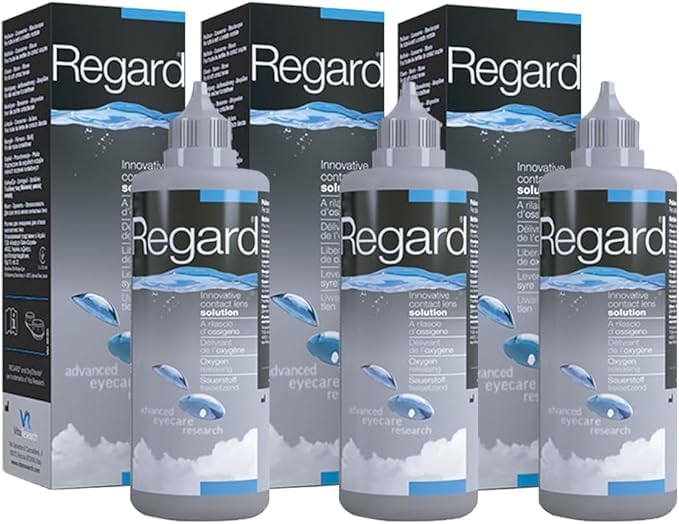 Solution lentilles Avízor Regard 3x355ml sans conservateurs pour un nettoyage complet