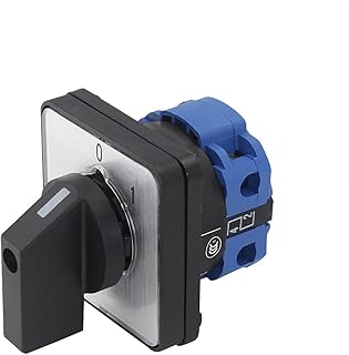 Universal Changeover Selector Switch, Power Transfer Switch, 2 Positions 4 Terminals, LW26-20 C02/1 440V 20A Motor, Water Pump Generators, Rotary Cam Selector